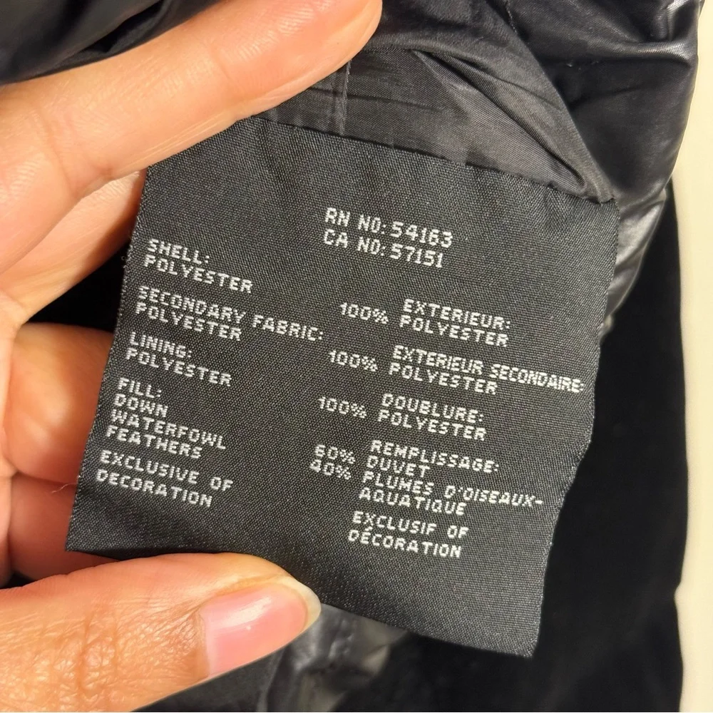 Marc New York black down/velvet puffer - Picture 8 of 13